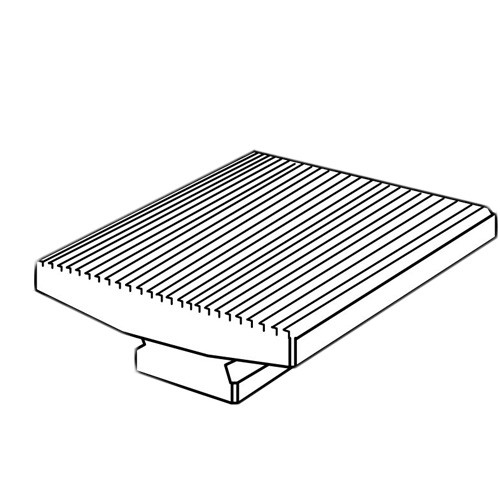 Mahr 4082733 827 B 33 PLATE FOR SINGLE MEAS 130 x 130 mm SERRATED