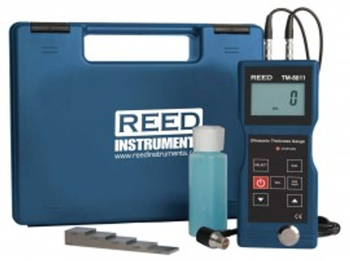 REED Instruments TM-8811-KIT THICKNESS GAUGE WITH 5-STEP CALIBRATION BLOCK