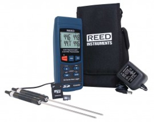 REED Instruments R2450SD-KIT5 DATA LOGGING RTD THERMOMETER KIT