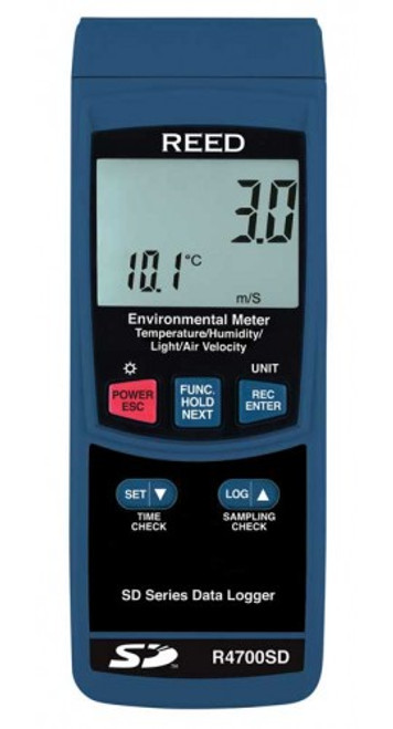 REED Instruments R4700SD DATA LOGGING ENVIRONMENTAL METER