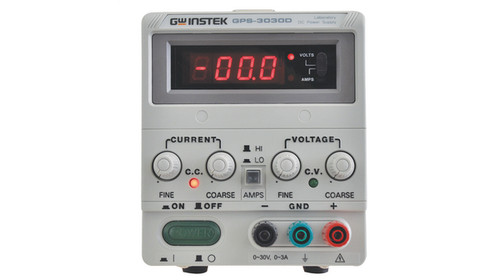Gw Instek  GPS-3030D 90W  DC Linear Power Supply 0-30V, 0-3A  DIGITAL Display