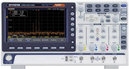 Gw Instek  MDO-2074EX 70MHz, 4-channel, DSO, Spectrum analyzer, dual channel 25MHz AWG, 5,000 count DMM and power supply
