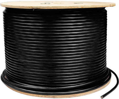 Triplett CAT6AU-1000BK CAT6A UTP 23AWG Cable 1000' Black