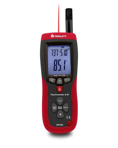 Triplett RHT52 Psychrometer + IR Thermometer