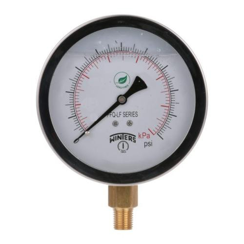 WINTER PFQ2473LF PFQ-LF FILLED LEAD-FREE BRASS 2" X 1/4" NPT BTM 0/5,000 PSI/KPA