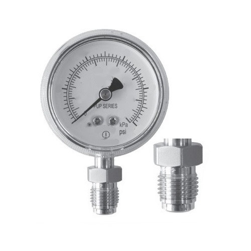 WINTER PUP2000 2" DIAL,1/4" NPTM BTM,30"HG VAC