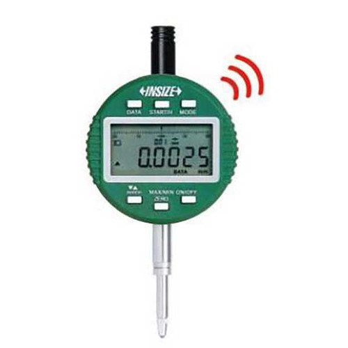 Insize 2134-10E Wireless High Precision Electronic Indicator (Flat Back), .5"/12.7Mm, Graduation .00002"/0.0005Mm