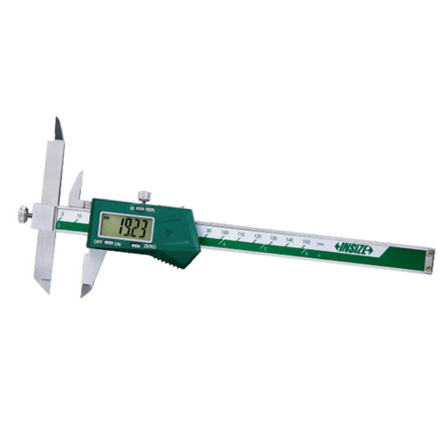 Insize 1186-500A Electronic Offset Caliper, 0-20"/0-500Mm, .0005"/0.01Mm