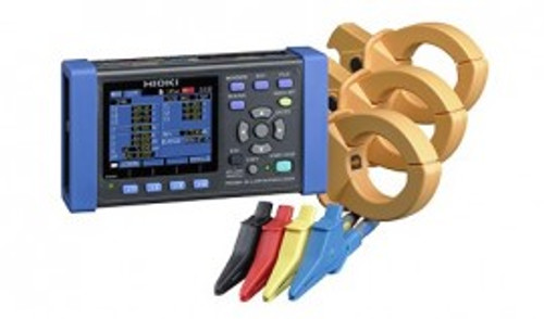 Hioki PW3360-21/1000Pro KIT 1000 A Power Demand Analyzer Kit (PW3360-21 w/ 3 x 9669, SF1001, Z4001, PW9002, PW3360 H-Case)