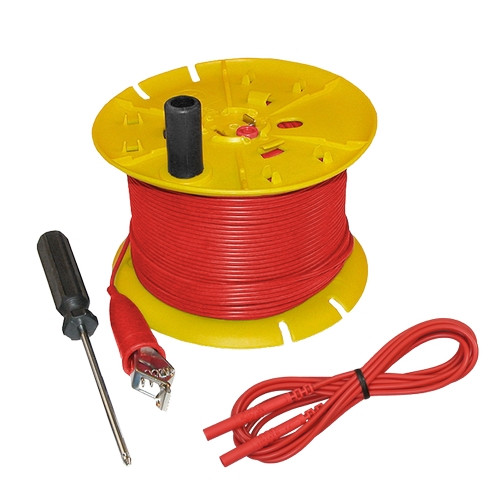 Aemc 5000.02 Red replacement wire (500 ft) on reel for ground resistance tester kits (models 4620, 4630, 6470-B, 6471 & 6472)