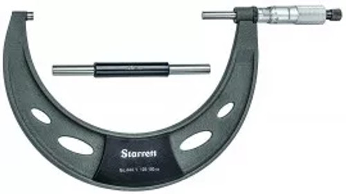 Starrett 444.1MXRL-150 Outside Micrometer, 125 to 150mm