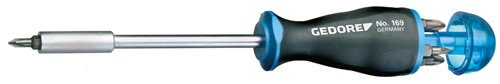 Gedore 6432700 Magazine handle screwdriver 169