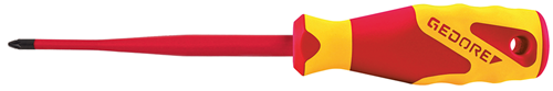 Gedore 2824469 VDE Screwdriver SLIM DRIVE PZ 1 VDE 2162 PZ 1
