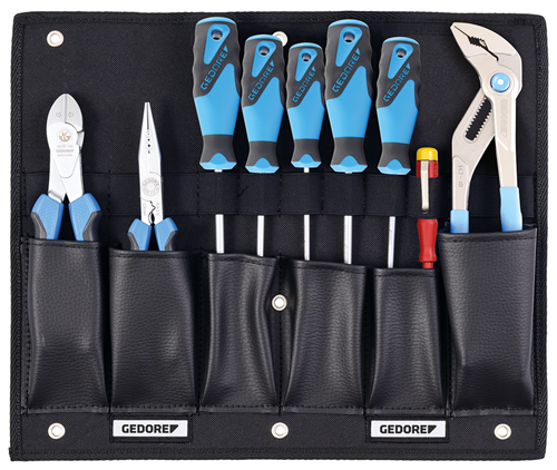 Gedore 2836181 Tool board with pliers/screwdriver assortment 1100 W-001