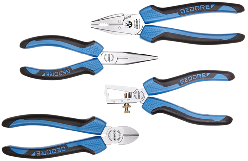 Gedore 6730800 Pliers set, 4 pcs S 8200 JC