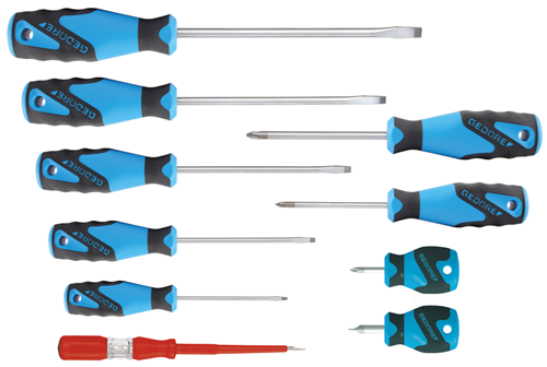 Gedore 1482343 3C-Screwdriver set 10 pcs IS 3-8 PH 1-2 2150-2160 PH-010