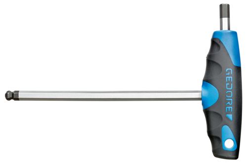 Gedore 2507471 Hexagon Allen key with 2C-T-handle 10 mm DT 2142 10