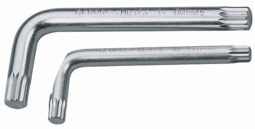Gedore 6350220 Cranked allen socket screwdriver XZN M8 42 X 8