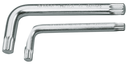 Gedore 6350570 Cranked allen socket screwdriver XZN M14 42 X 14