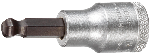 Gedore 1621513 Screwdriver bit socket 1/2" ball-end in-hex 12 mm IN 19 K 12