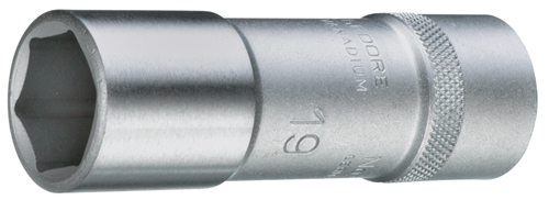 Gedore 1718819 Socket 1/2", long 17 mm 19 L 17