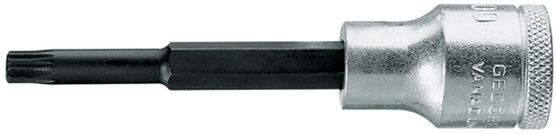 Gedore 6159510 Screwdriver bit socket 1/2", long XZN M10 INX 19 L 10-100