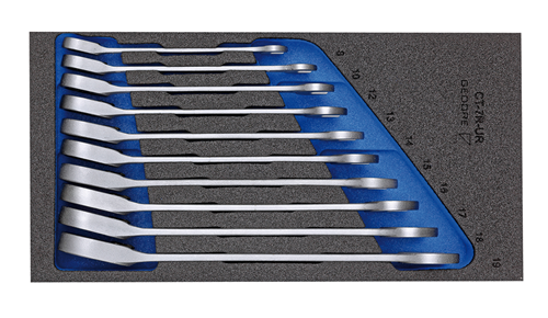 Gedore 2331969 Combination ratchet spanner set in 1/3 Check-Tool module 1500 CT1-7 UR