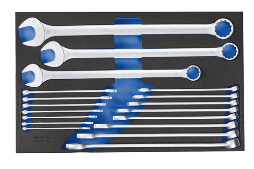 Gedore 2704226 Combination spanner set in 4/4 CT tool module, 18 pcs 2005 CT4-7 XL