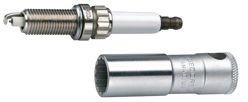 Gedore 1793586 Spark plug socket 3/8" 14 mm D 55