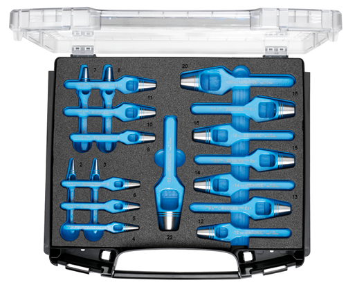 Gedore 2963469 Set of arc punches 2-22 mm in i-BOXX 72 1101-570500