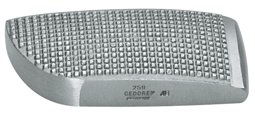 Gedore 6457610 Planishing hand anvil 125x55x25 mm 259