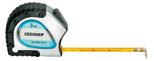Gedore 6697920 Steel tape measure 3 m 4534-3