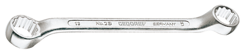 Gedore 6051230 Double ended ring spanner short 8x9 mm 2 B 8x9
