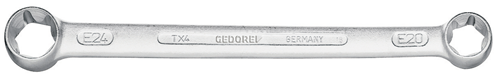 Gedore 6060140 Flat ring spanner for external TORX E14xE18 TX 4 E14xE18