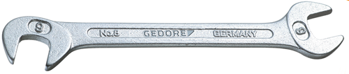 Gedore 6094390 Double ended midget spanner 6 mm 8 6