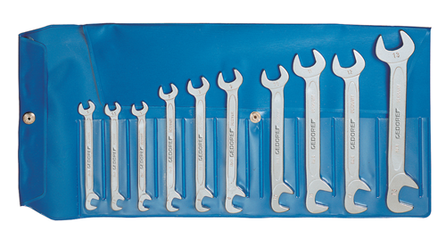 Gedore 6099000 Double ended midget spanner set 10 pcs 5-13 mm 8-0100