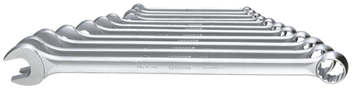 Gedore 6104960 Combination spanner set, extra long, 11 pcs 8-22 mm 7 XL-0111