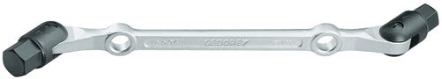 Gedore 6302680 Swivel head wrench double ended 12x14 mm IN 34 12x14