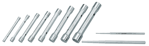 Gedore 6528730 Tubular box spanner set 8 pcs 6-22 mm KD 626-8