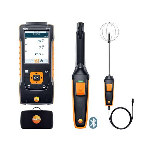 Testo 0563 4408 testo 440 Indoor Comfort ComboKit with Bluetooth