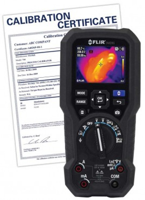 FLIR DM285-NIST Industrial Thermal Imaging  Multimeter with Datalogging / Connectivity, IGM and NIST