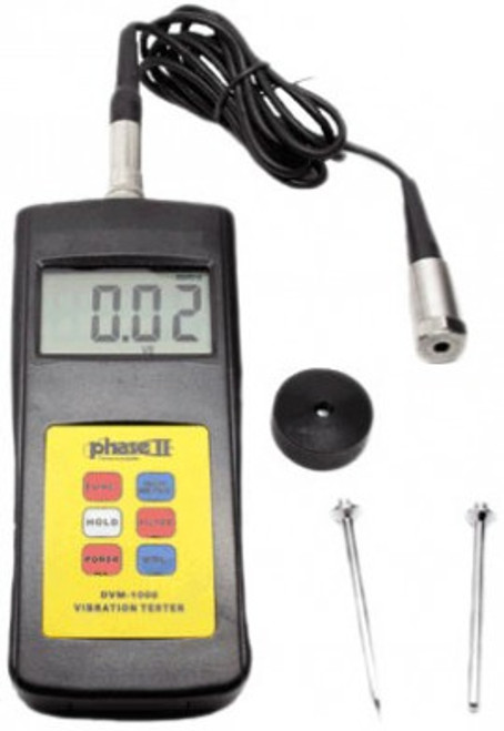 Phase II DVM-1000 Digital Vibration Tester