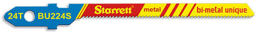Starrett BU224S-20 Jig Saw Blade  3"X3/16X.040X24T-  20 PK