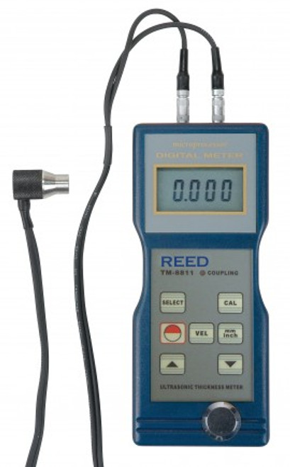 REED Instruments TM-8811 THICKNESS GAUGE, ULTRASONIC, 0.05/7.9", 1.5/200MM