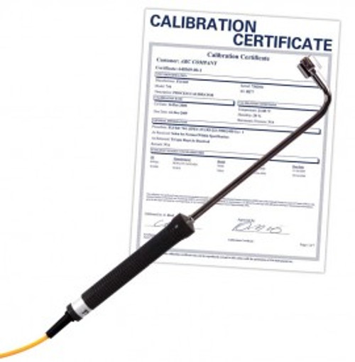 REED Instruments LS-104-NIST PROBE, TYPE K, SURFACE, 90 DEGREE ANGLE, MAX 752¬¨Ã Ã»F, 400¬¨Ã Ã»C, YELLOW W/NIST CERT