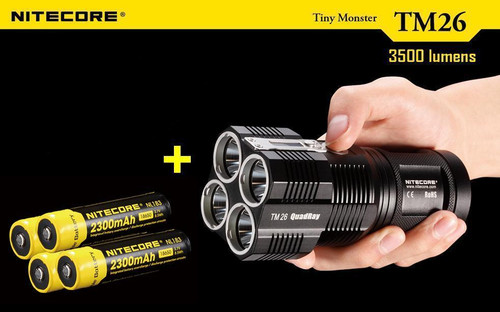 Nitecore Flashlight: Battery Power, CREE, LED, Tactical