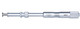 Insize 3287-3 Groove Micrometer, 2-3", Graduation .001"