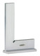 Insize 4793-250 90 Flat Edge Square With Wide Base, 9.8X6.5"