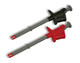 Cal Test CT2966  Rigid Alligator Clip Set - Pair, B/R
