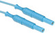 Cal Test CT3637-10-6 Lead, 4mm RShth P-P - SILIC 0.75, 10cm, Blue